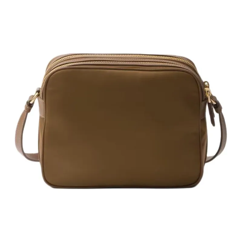 PRADA Re Edition Fabric With Leather Crossbody Bag Shoulder Bag Women's Cork Beige-2