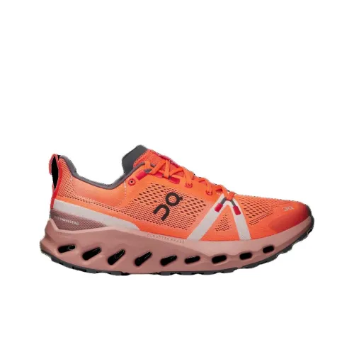 On Running Cloudsurfer Trail Flame Dustrose Women's