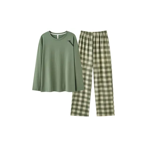 Lanza Pajama Set Men's Pea Green