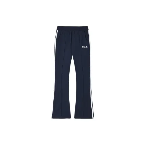 FILA Knitted Sweatpants Women's Deep Ship Blue