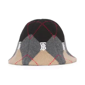 Burberry Cotton Bucket Hats Men's Gray