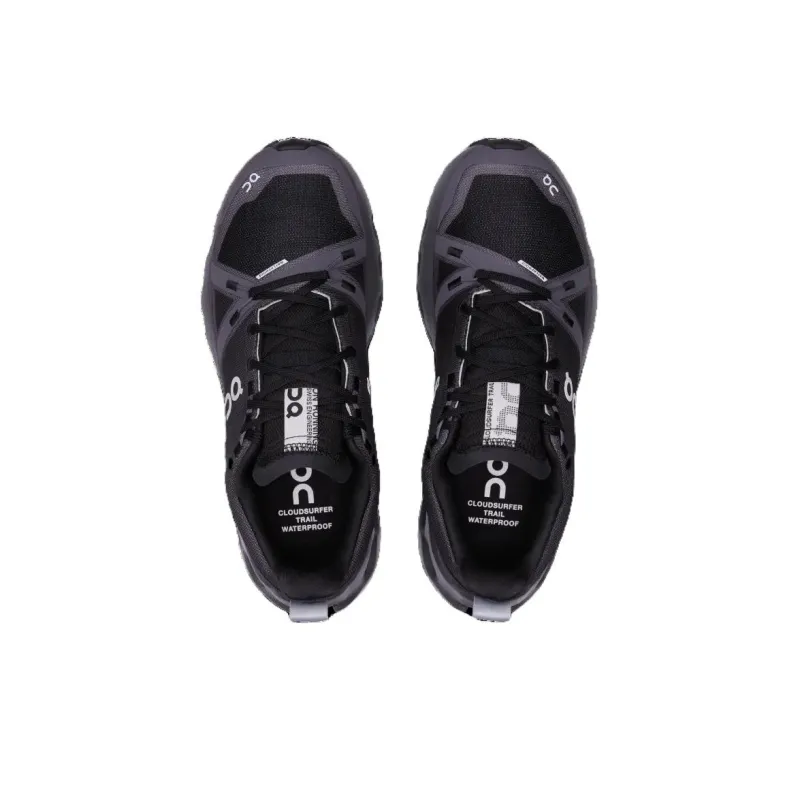 On Running Cloudsurfer Trail Waterproof Black Eclipse Women's-2