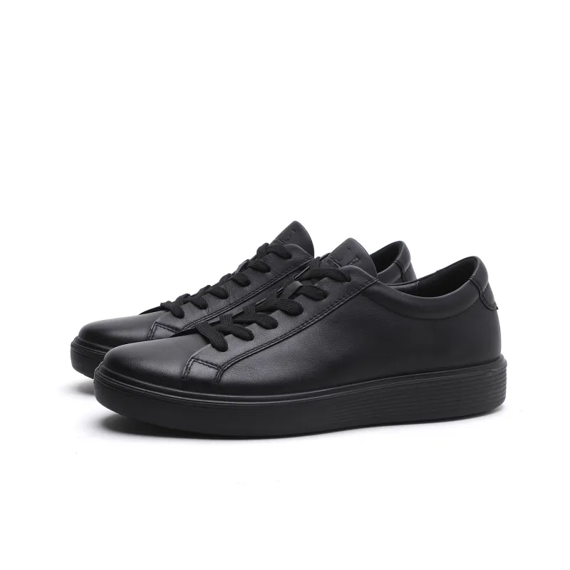 ELLE HOMME Low Top Stylish Skateboarding Shoes Men's Black-1