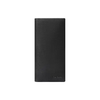 PIERRE CARDIN Top Grain Cow Leather Business Suit Wallet Men's Black/Coffee