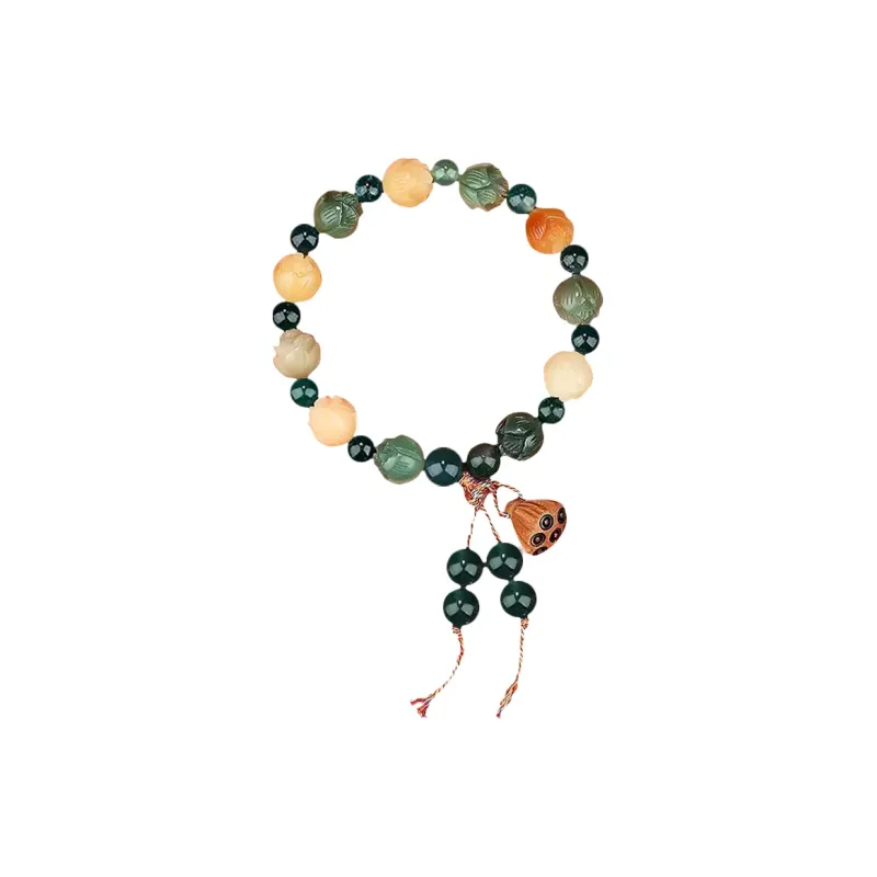 Asia Star Agate Jade Bracelets Women's-1