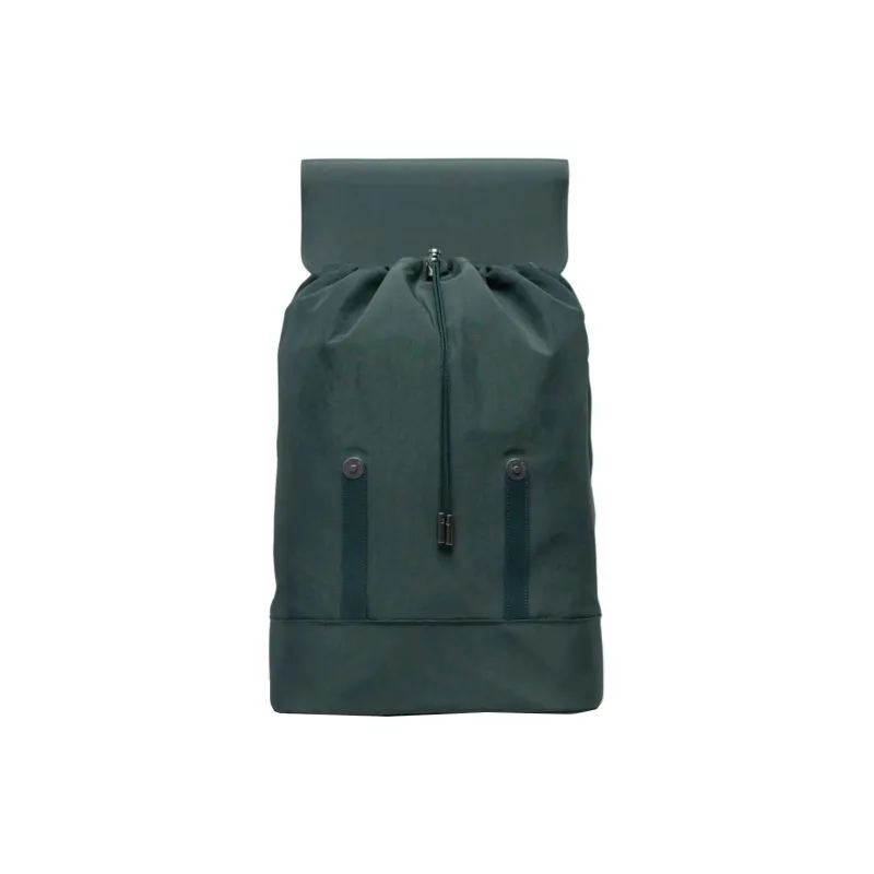 Herschel Genuine Leather Backpack Small Size Unisex Dark Green-4