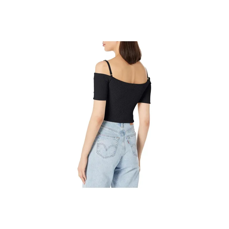 GUESS Tank Tops Women's Black-1