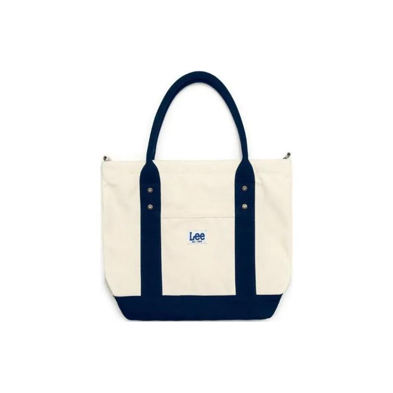Lee Cotton Shoulder Bag Crossbody Bag Handbag Medium Size Unisex Ivory-1