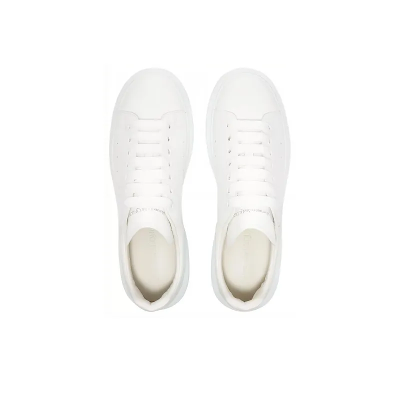 Alexander McQueen Glow In The Dark Heel Tab 'White'-3