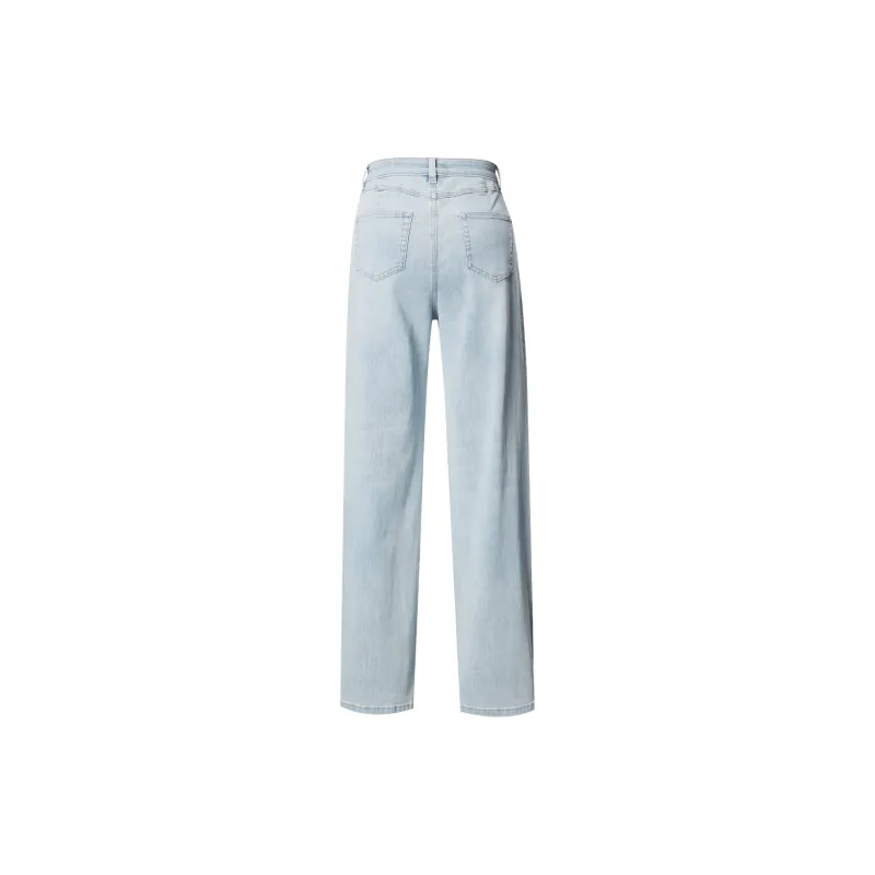 HLA Jeans Women's Blue Gray Denim Gradient Light A8-1