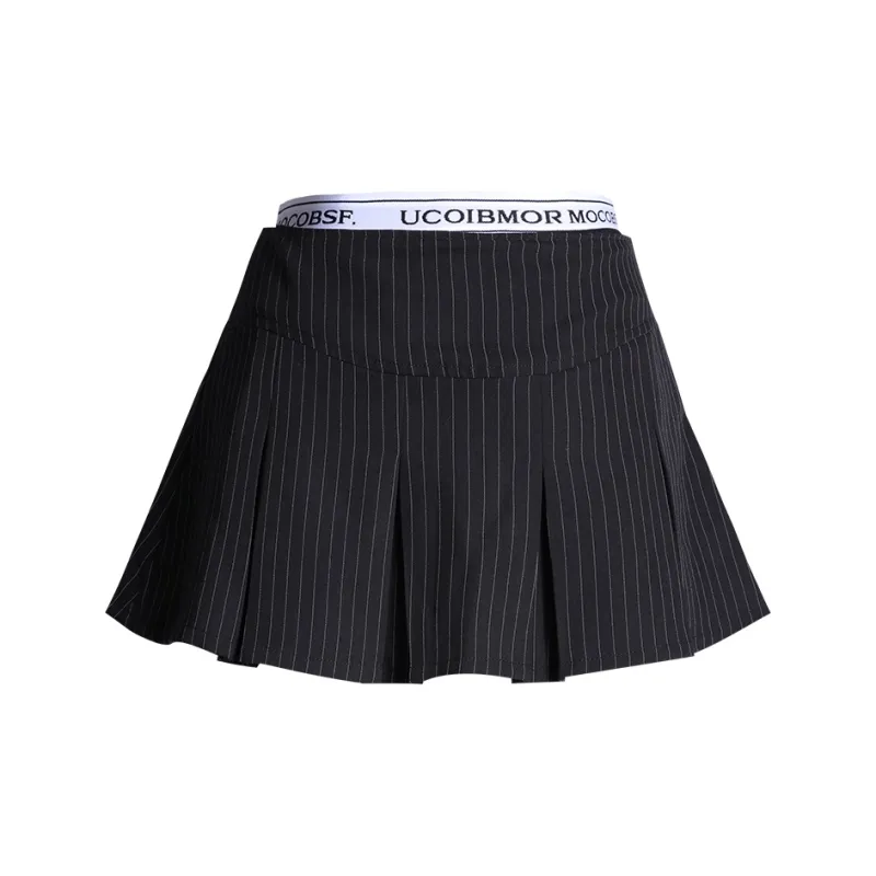 Wen Shan Casual Short Skirts Women's Black-1