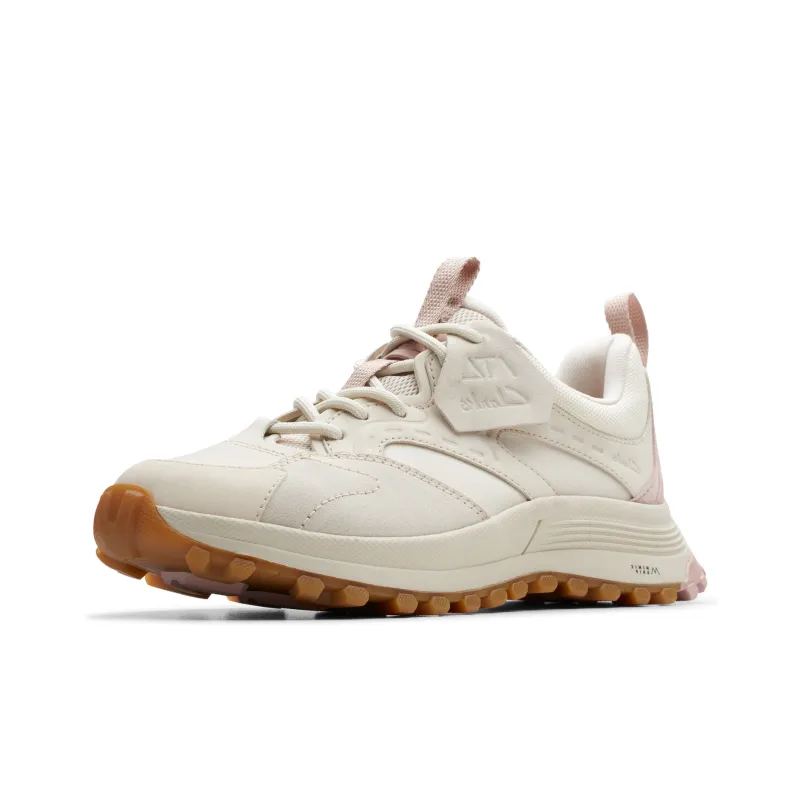 Clarks Waterproof And Breathable Low Top Outdoor Shoes Women's White-1