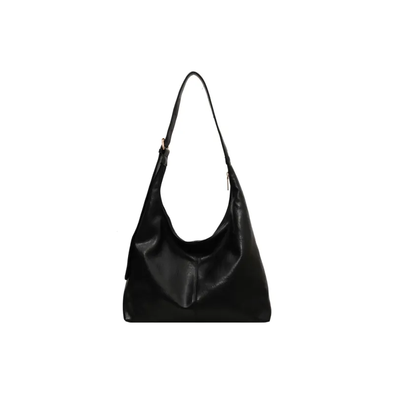 ROSEROOEN PU Tote Bag Shoulder Bag Crossbody Bag Regular Women's Black/Coffee/Brown/Mud-0
