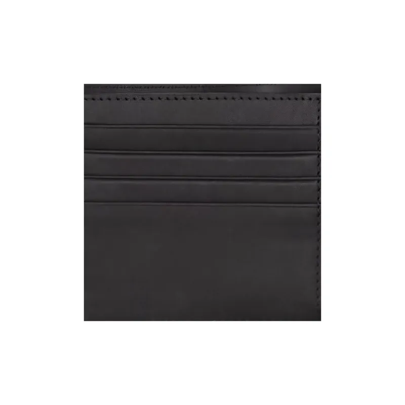 Burberry London Plaid With Leather Wallet Men's Dark Blue/Black-4