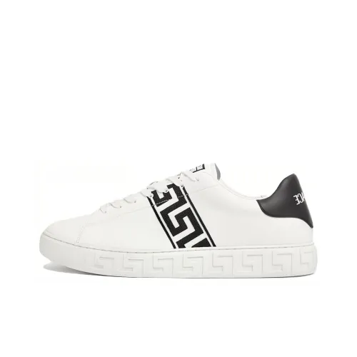 VERSACE Greek Sole Embroidered Band Sneakers