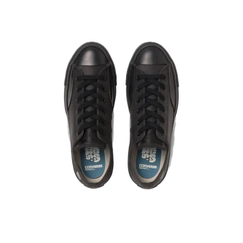Converse All Star Stacksbookstore Anti Slip Wear Resistant Low Top Skateboard Shoes Unisex Black Japan Version-3