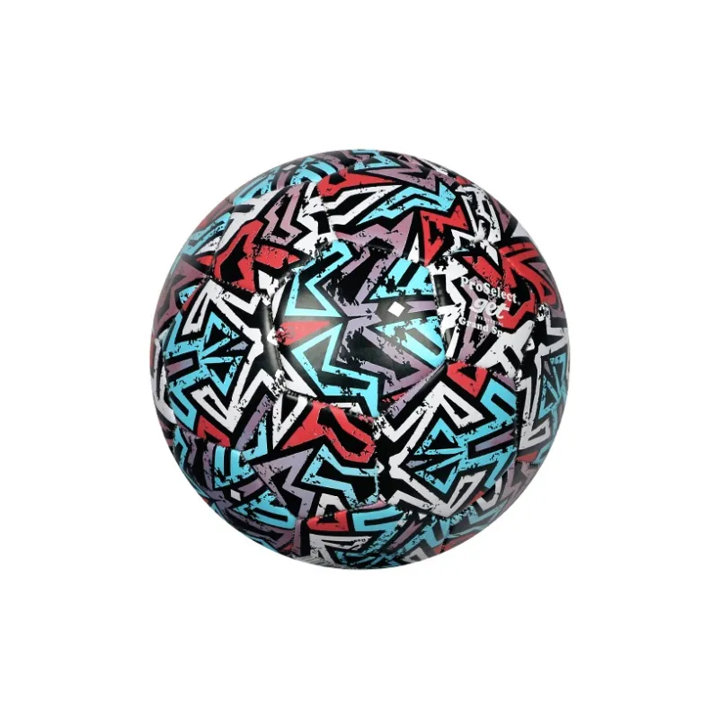 ProSelect Size 5 Ball Soccer PVC Machine Stitched Soccer Ball Unisex Graffiti Geometry-2