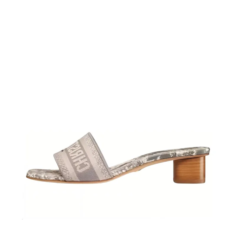 DIOR Dway Antibacterial Slide Slippers Women's Gray-0