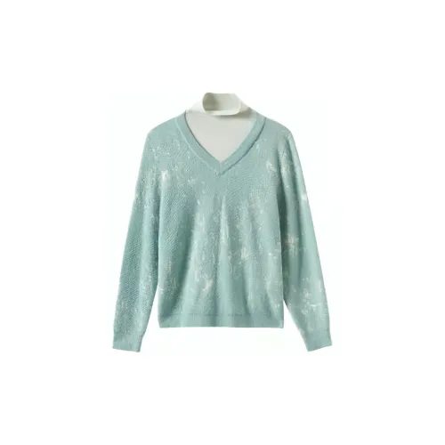 Inman Sweaters Women's Blue/Green