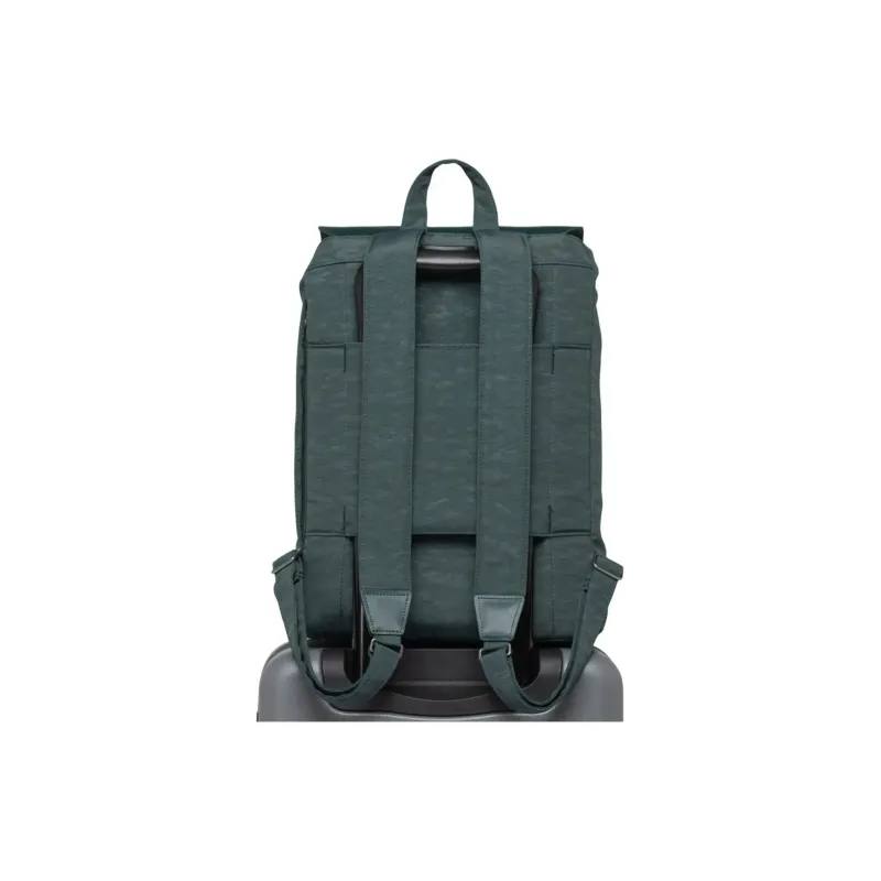 Herschel Genuine Leather Backpack Small Size Unisex Dark Green-3