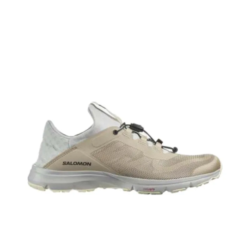 SALOMON Amphib Bold 2.0 Slip Resistant Low Top Running Shoes Women's Light Yellow Gray-1