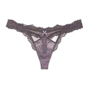 VICTORIA'S SECRET Underpants Women's 1 Pack Purple Gray
