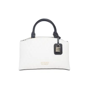 GUESS Artificial Leather Handbag Small Size Women's White