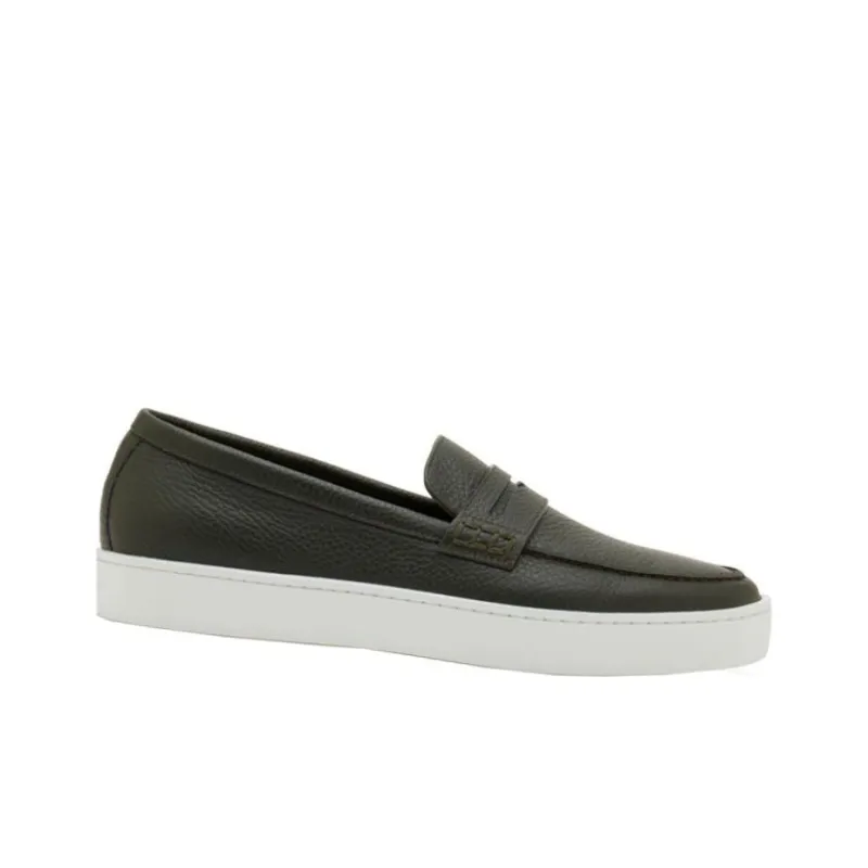 MANOLO BLAHNIK Ellis Loafers 1cm Men's Green Black-1
