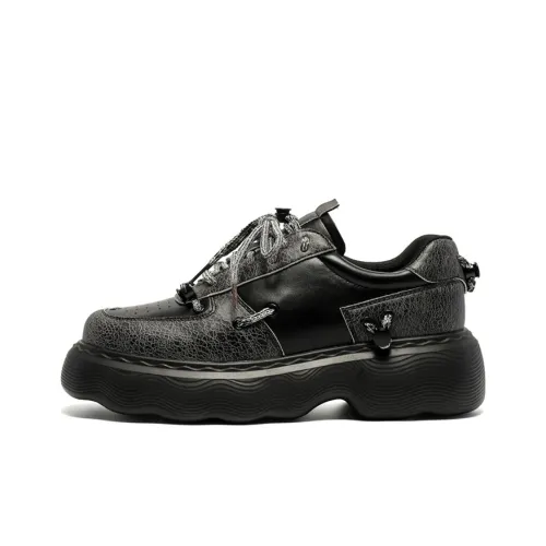 Lady's House Casual Shoes Men Low-Top Black