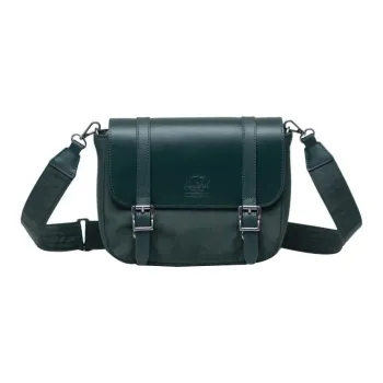 Herschel Nylon Shoulder Bag Crossbody Bag Mini Unisex Dark Green