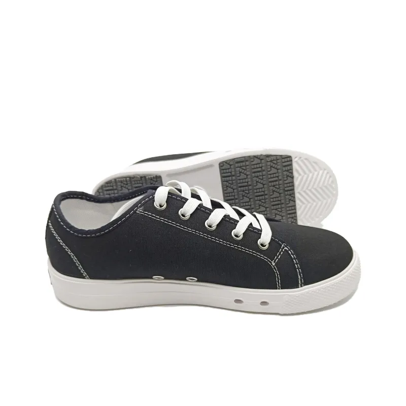 Izt Casual Shoes Anti-Slip And Wear-Resistant Breathable Low-Top Canvas Shoes Unisex Black-5