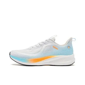 QIAODAN Rapid LITE Running Shoes Men Low Top White Blue Orange