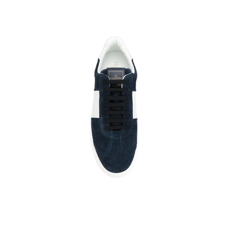 Valentino Low Top Skateboard Shoes Men's Blue-4