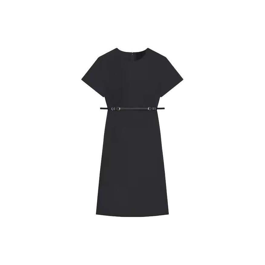 Givenchy Voyou Short-Sleeved Midi Dress - POIZON