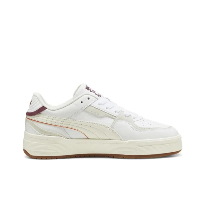 PUMA CA Pro Ripple Cushioning Wear Resistant Low Top Skateboard Shoes Unisex White-1