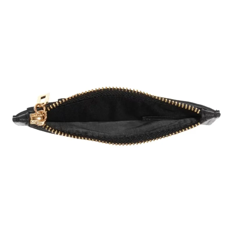 GUESS Smooth Artificial Leather Card Holder Unisex Black-2