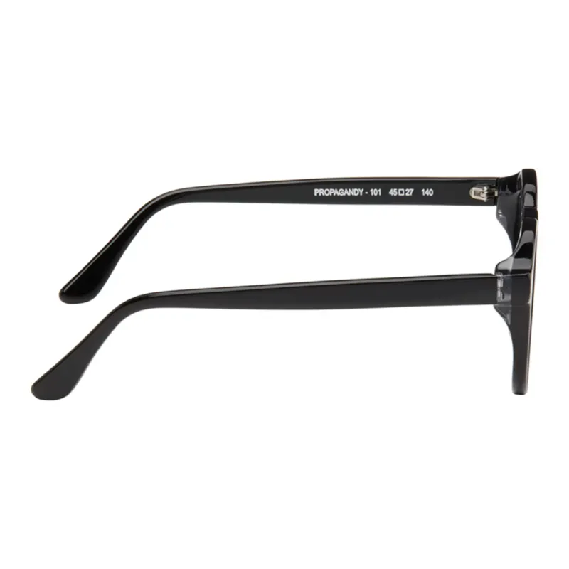 Thierry Lasry Acetate Round Sunglasses Men's Black-1