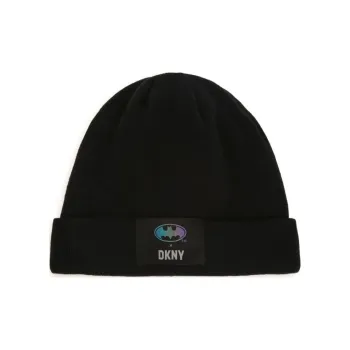 DKNY Cotton Beanies Kids' Black