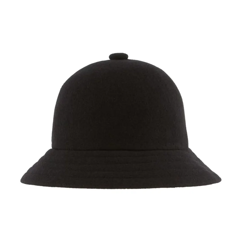 KANGOL Wool Bucket Hats Unisex Black-2