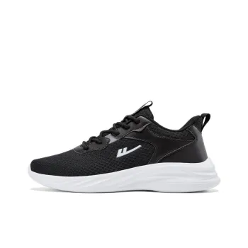 Warrior Breathable Lightweight Low Top Casual Running Shoes Men's Black