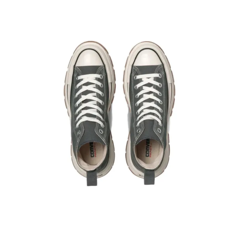 Converse All Star Trekwave Anti Slip Wear Resistant High Top Canvas Shoes Unisex Gray White Japan Version-3