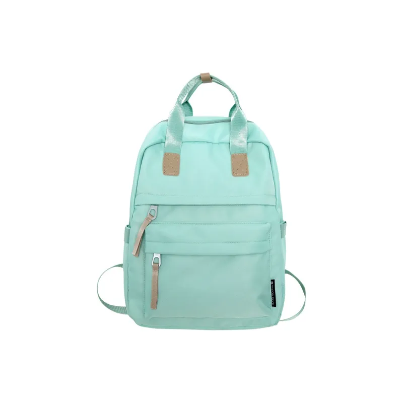 Parker Bear Nylon Backpack Unisex Black/Gray/Ecru/Green-7