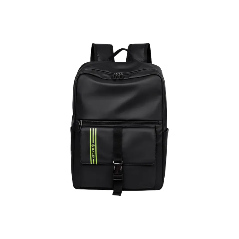 HACIN Oxford Backpack Regular Men's Black/Silver-0