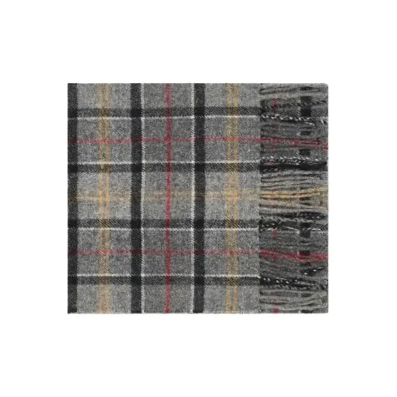 BARBOUR Tartan Fringed Scarf-2