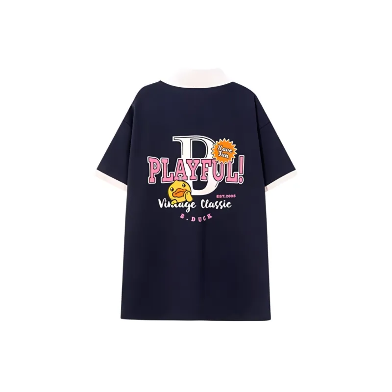 B.Duck T Shirt Women's Navy Blue-1