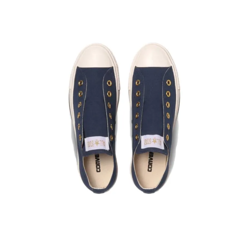 Converse All Star Slip 3 O Slip Ⅲ Anti Slip And Wear Resistant Lightweight Low Top Canvas Shoes Unisex Blue White-3