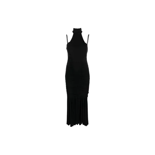 VERSACE JEANS Slip Dresses Women's Black