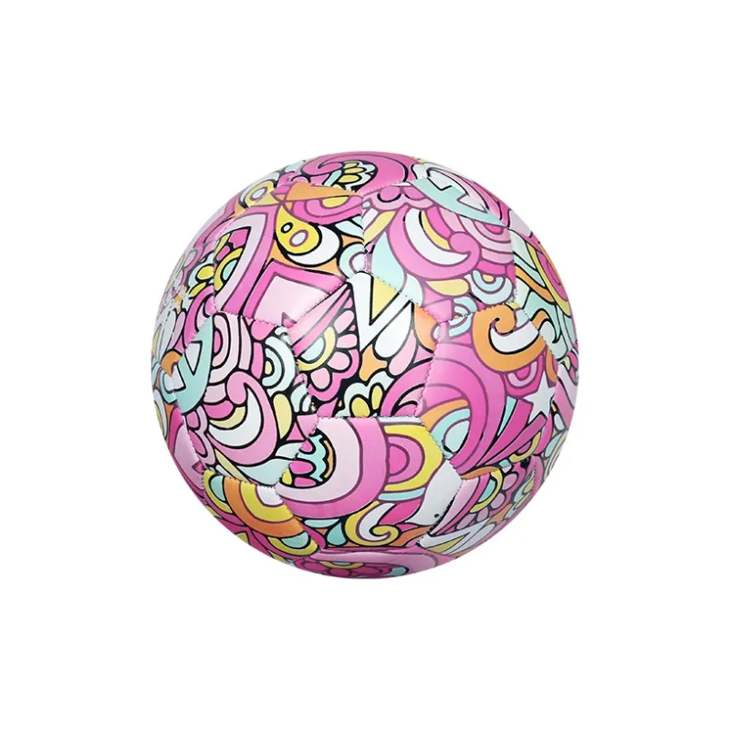 ProSelect Size 5 Ball Soccer PVC Machine Stitched Soccer Ball Unisex Pink Mood-3