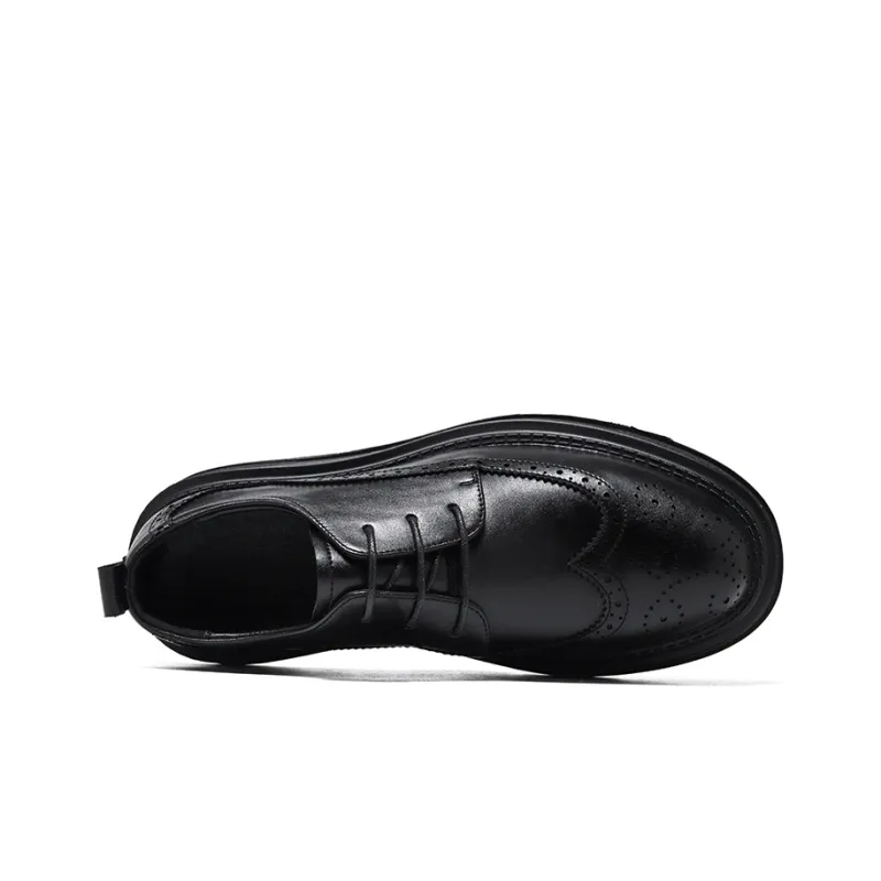 ZUWUDONG Dress Shoes Men Low Top Brown-4