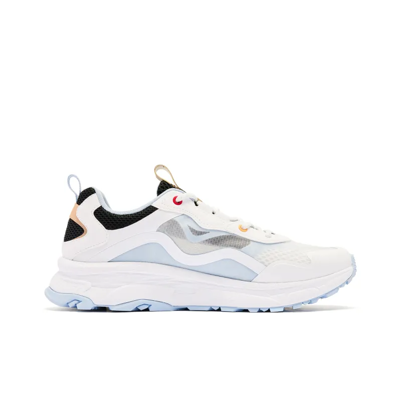 QIAODAN Cloud Travel 2.0 Wear resistant And Lightweight Low Top Casual Shoes Men's White Blue Black-1